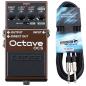 Preview: Boss OC-5 Oktave Pedal Effektgerät mit Gitarrenkabel