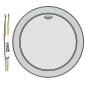 Preview: Remo Powerstroke 3 Clear Tom Fell 18 Zoll mit Drumsticks 1 Paar