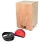 Preview: Pur Cajon PC1399 Vision Pro Ast Eiche mit Fußtambourin-Set