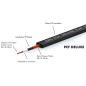 Preview: EBS Patchkabel PCF-DL10 flaches Patchkabel 10 cm 5 Stück