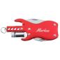 Preview: keepdrum Personalisierter Schlüsselanhänger Multitool-Gitarre Rot