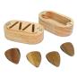 Preview: keepdrum Aufbewahrungs-Box mit Gitarren-Plektren aus Holz