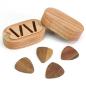 Preview: keepdrum Aufbewahrungs-Box mit Gitarren-Plektren aus Holz