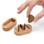 Preview: keepdrum Aufbewahrungs-Box mit Gitarren-Plektren aus Holz