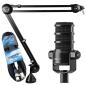 Preview: Rode Podmic USB XLR Mikrofon mit PSA-1 Stativ u Kabel