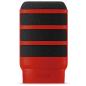 Preview: Rode Mikrofon Podmic USB Weiss mit WS14R Popschutz Rot und Kabel