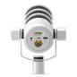 Preview: Rode Mikrofon Podmic USB Weiss mit DS-3 Tisch-Stativ und Tuch