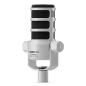 Preview: Rode Mikrofon Podmic USB Weiss mit DS-3 Tisch-Stativ und Tuch