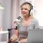 Preview: Rode Mikrofon Podmic USB Weiss mit DS-3 Tisch-Stativ und Tuch
