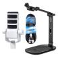 Preview: Rode Mikrofon Podmic Weiss mit DS-3 Tisch-Stativ und Kabel