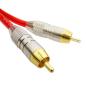 Preview: Rode Cinch-Kabel Set RCA Kabel Rot - Braun 3m