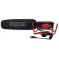 Preview: Rode VideoMic Rycote mit Dead Cat mit Kopfhörer