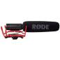 Preview: Rode VideoMic Rycote mit Dead Cat mit Kopfhörer