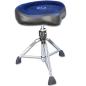 Preview: Roc-n-Soc Sattelsitz Schlagzeughocker Blau mit Lehne
