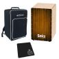 Preview: Sela SE051 Varios Brown Cajon mit Tasche mit Sitzpad