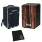 Preview: Sela SE089 Cajon Black Dark Nut mit Tasche mit Sitzpad