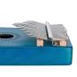 Preview: Sela SE249 Kalimba Mahagoni 17 Blau mit Tuch