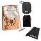 Preview: Sela SE 250 Kalimba Mahagoni 17 Peaceful Mind mitTuch