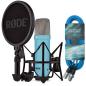 Preview: Rode NT1 Signature Blue Studio-Mikrofon Blau mit XLR-Kabel Blau