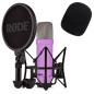Preview: Rode NT1 Signature Purple Mikrofon Lila mit Popschutz
