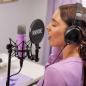 Preview: Rode NT1 Signature Purple Studio-Mikrofon Lila mit PSA1 Gelenkarm Schwarz