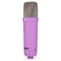 Preview: Rode NT1 Signature Purple Studio-Mikrofon Lila mit PSA1 Gelenkarm Schwarz