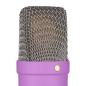 Preview: Rode NT1 Signature Purple Mikrofon Lila mit Gelenkarm Weiss