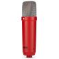 Preview: Rode NT1 Signature Red Studio-Mikrofon Rot mit PSA1+PLUS Gelenkarm Schwarz