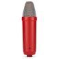 Preview: Rode NT1 Signature Red Studio-Mikrofon Rot mit PSA1+PLUS Gelenkarm Schwarz