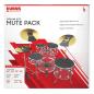Preview: Evans SoundOff Drum Mute Standard mit Schlagzeugstöcken