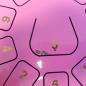 Preview: keepdrum Zungentrommel TD8PK Tongue Drum 11 Töne Pink B-Ware