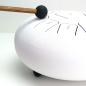Preview: keepdrum Zungentrommel TD8WH-F Tongue Drum 11 Töne Weiss F-Dur