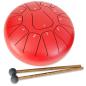Preview: keepdrum Zungentrommel TD8RD-F Tongue Drum 11 Töne Rot F-Dur