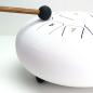 Preview: keepdrum Zungentrommel TD8WH Tongue Drum 11 Töne Weiss