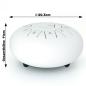 Preview: keepdrum Zungentrommel TD8WH Tongue Drum 11 Töne Weiss