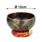 Preview: keepdrum Tibetische Bronze-Klangschale 12 cm