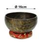 Preview: keepdrum Tibetische Bronze-Klangschale 16 cm