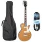 Preview: Vintage E-Gitarre V100GT Reissued Gold Top mit Tasche und Kabel