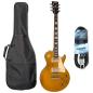 Preview: Vintage E-Gitarre V100MRGT Icon Distressed Gold Top mit Tasche und Kabel