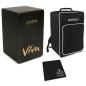 Preview: J.Leiva Viva Black Cajon schwarz mit Tasche und Sitz-Pad