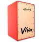Preview: J.Leiva Viva Red Cajon Rot mit Tasche und Sitz-Pad Rot