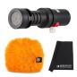 Preview: Rode Videomic Me-L mit Windschutz Orange mit Tuch