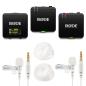 Preview: Rode Wireless GO Gen 3 mit 2x Lavalier GO WH und 2x WS05WH