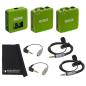 Preview: Rode Wireless GO Gen 3 Grün mit 2x Smartlav und 2x SC3