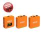 Preview: Rode Mikrofon-Funksystem Wireless GO Gen 3 Orange + Bonus In-Ear Kopfhörer