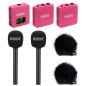Preview: Rode Mikrofon-Funksystem Wireless GO Gen 3 Pink Interview Set 2 BK