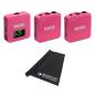 Preview: Rode Mikrofon-Funksystem Wireless GO Gen 3 Pink mit Tuch
