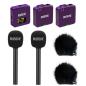 Preview: Rode Mikrofon-Funksystem Wireless GO Gen 3 Lila Interview Set 2 BK