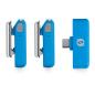 Preview: Rode Wireless Micro Drahtloses Mikrofon-System USB-C Blau mit Tuch
