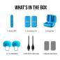 Preview: Rode Wireless Micro Drahtloses Mikrofon-System USB-C Blau mit Tuch
